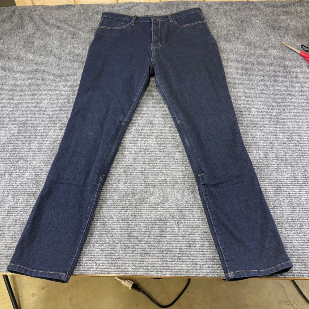 KNOX Scarlett Skinny Fit Jeans Studio Collection Denim‎ W34 L32 Dark Wash NEW